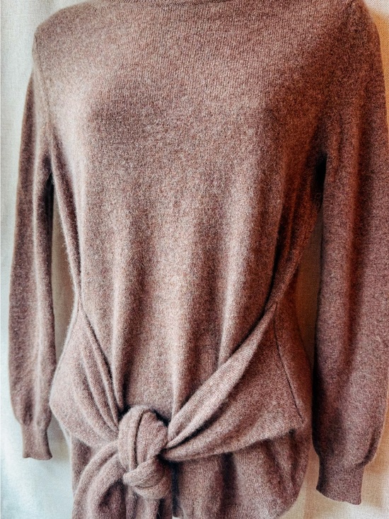 ANTONIO MELANI Sweaters - 🤎 Antonio Melani 100% Cashmere Sweater | Brown Cocoa Heather | XS Taupe